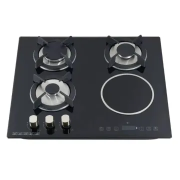 Nuoyi 4 Burner 3 Gas 1 Electric Tempered Glass Kitchen Hob - Hot Selling & Low Price