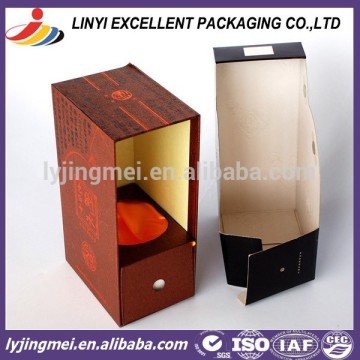 Custom printed paper wine box