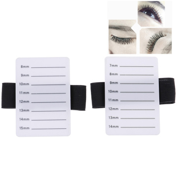 Hand Plate Eye Lash Grafting Stand Palette Makeup Tool 7-14mm/8-15mm Fake Eyelash Tray Strip Stand Individual Eyelash Extensions