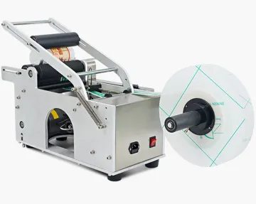 Automatic Labeling Machine for Round Bottles: Auto Round Sleeve Tube Sticker for Essential Oil Bottles