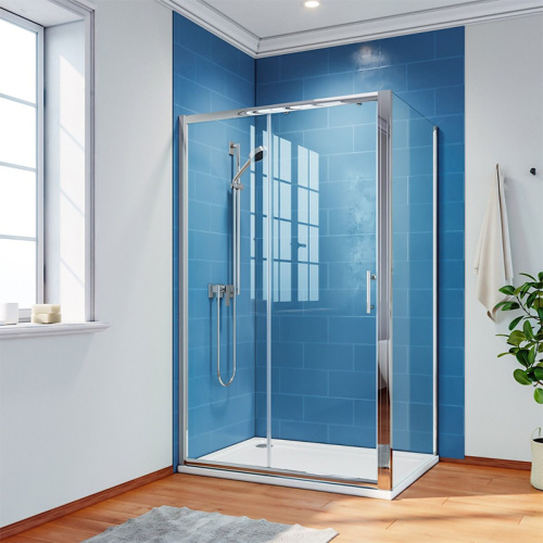 SALLY Corner Framed Size Customize Sliding Shower Enclosures