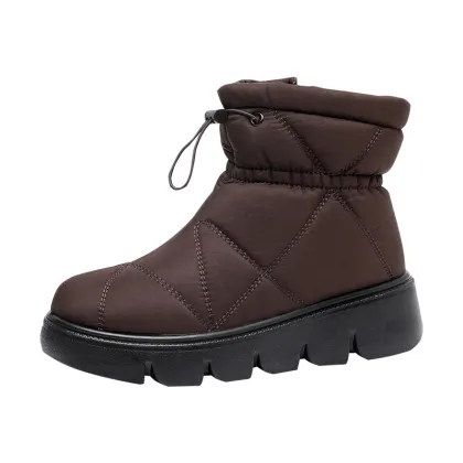 Winter waterproof mid tube snow boots