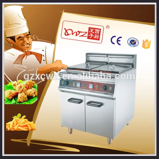 2015 New Type hot sale commercial Stainless Steel Single Tank Lpg Gas Deep Fryer