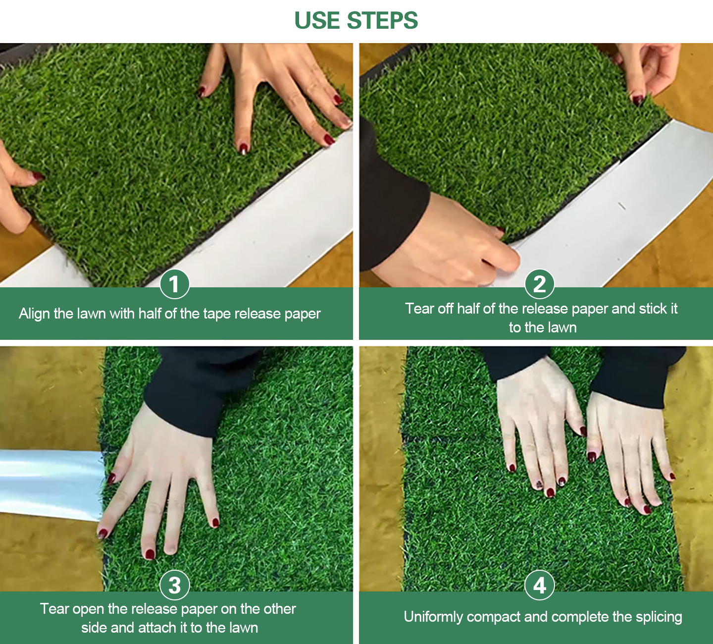 Artificial grass tape