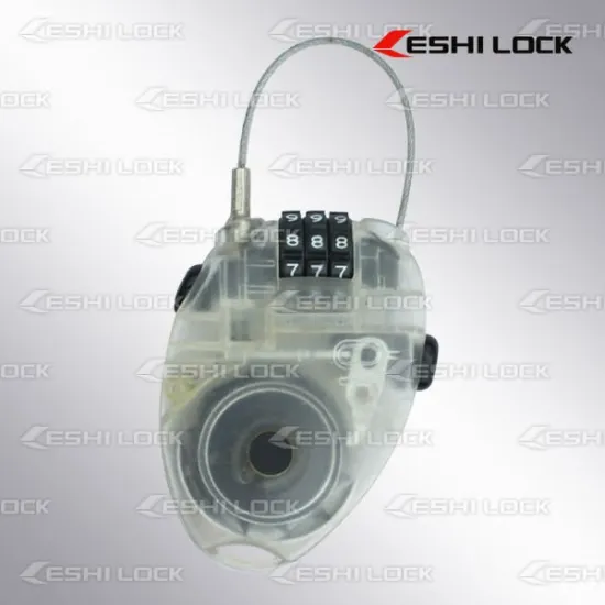 Retractable Flexible Combination Wire Lock