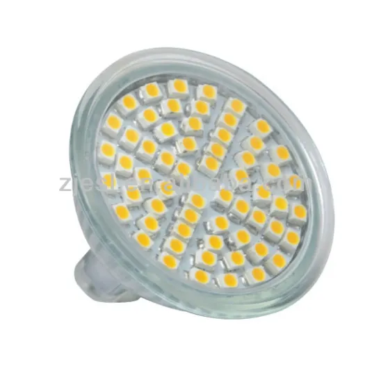 Galss Housing Epistar SMD3528 60pcs 3W gu10 led spot light