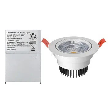 Dimmable COB LED Recessed Downlight with Solar Spectrum and No Blue Light