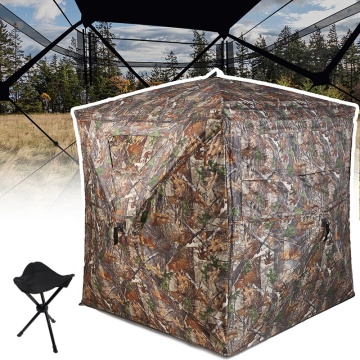 In Stock: Hot Sale Summer Hunting Tent - 270 Degree See-Through Camouflage Ground Blind