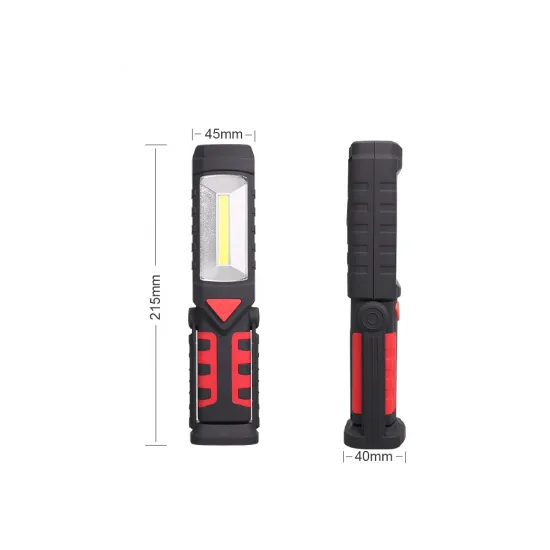 Super Bright Car Repair LED Work Light: Portable, Magnetic, Hook, and Foldable Design with COB Technology
