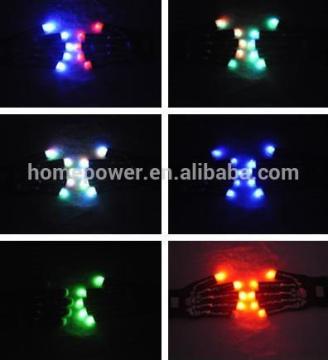 Led Rave Gloves 7 Mode Rave Light Finger Lighting Flashing Glow Mittens LED Gloves factory