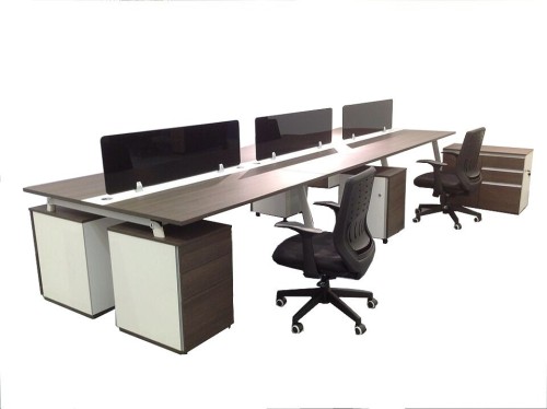 Modern Design Office Workstation For 6 people, One Set for 6 Seater