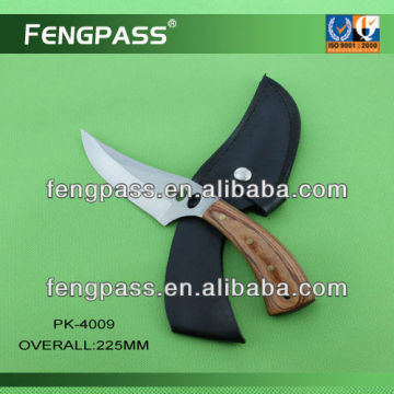 stainless steel hunting knife (71-1-124)