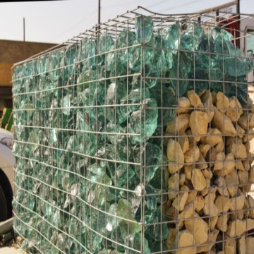 Solução de caixa de gabion ecológica para a estabilidade da margem do rio