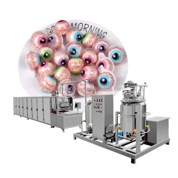 3D Eye Ball Shaped Gummy Candy Production Line Machine