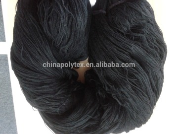 dope dyed black 100%acrylic yarn