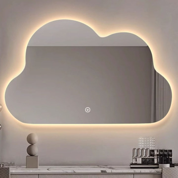 Cermin LED Wall dipasang Skrin sentuh Lampu pintar