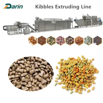 Stainless Steel Dog Food Kibbles Extruding Line