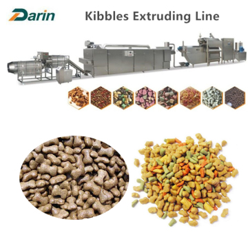 Stainless Steel Dog Food Kibbles Extruding Line