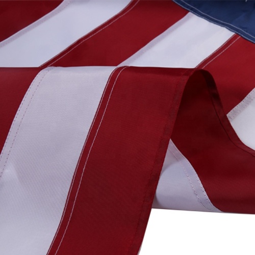 Custom printed embroidered outdoor polyester american USA flag