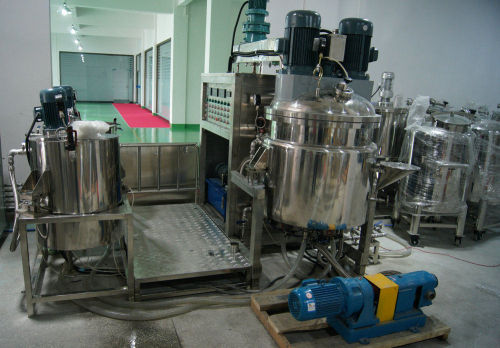 Cosmetics Machine 300l Tilting Vacuum Homogenizing Emulsifying Machines