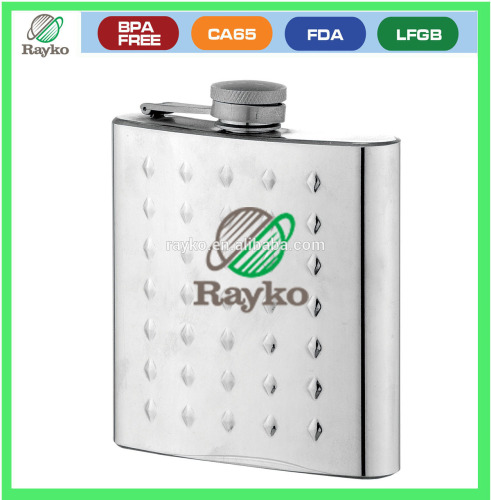 Easy taking for outdoor hip flask,100% pure tin welding hip flask