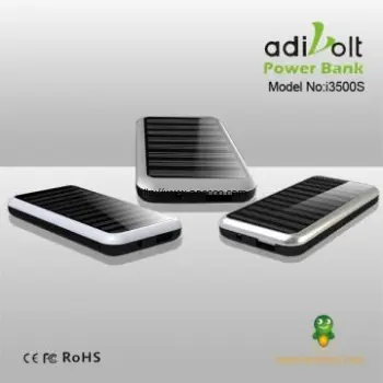 Anecoo Portable Power Bank Solar Panel Battery