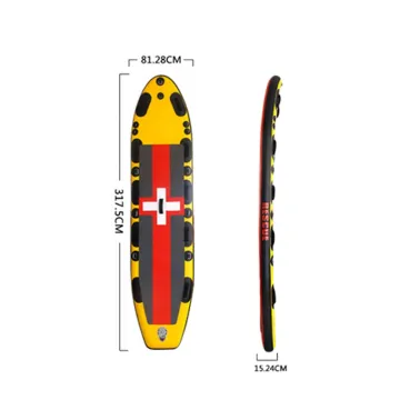 Durable Lightweight Inflatable SUP Stand Up Paddle Board for Rescue