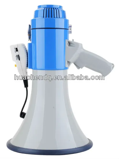 25W megaphone 12V jack outdoor recording portable megaphone