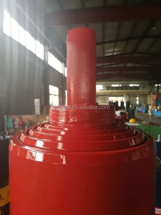 Hyva Hydraulic Jack Cylinder for Dump Truck and Trailer Body: 191x169x149x129x110mm, 50T Capacity