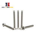 Crossunk tornillo de tornillo plano clavo