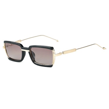Private Label TR90 Metal Square Sunglasses