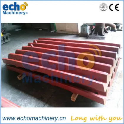 manganese steel Extec C10,C12 jaw crusher part jaw plates for crushing rock,granite