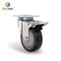 Supermarket Shopping Trolley PU wheel