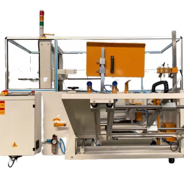 Automatic Case Assembly and Unpacking Machine for Carton Erection, Opening, and Sealing