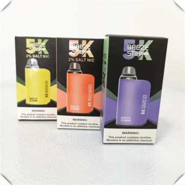 BREZE STIIK 5000 PUFS VENTE HOT SALABLE VAPE