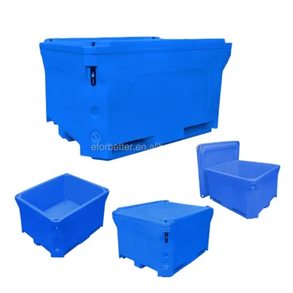 Insulated Fish Box: 1000L Rotomolded Fish Carrying Container