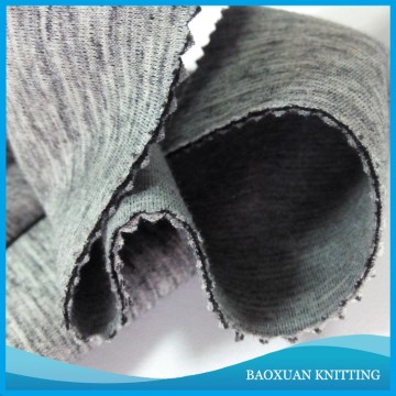 POLYESTER COTTON SPANDEX GREY SCUBA WARM SOFT FABRIC