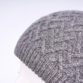 100% wool adult women's knitted beret