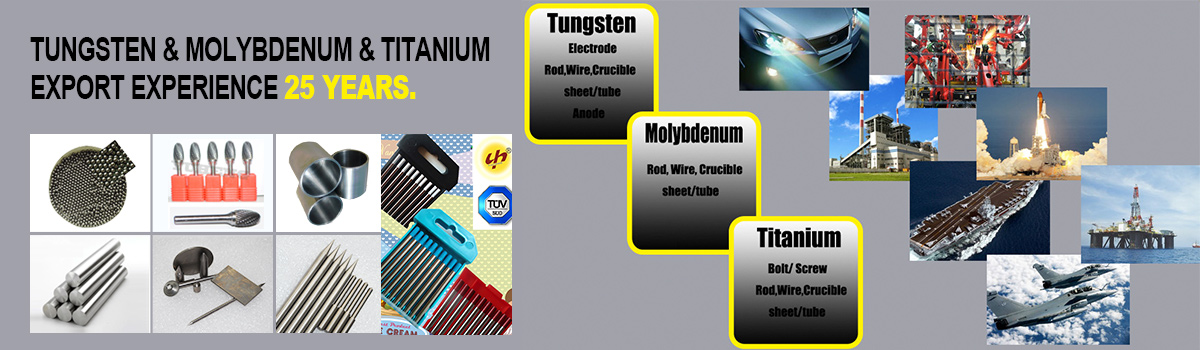 Tungsten tantalum rods