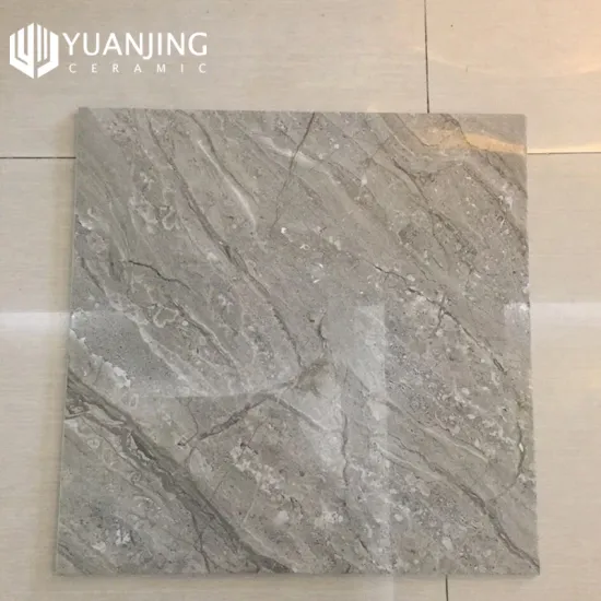 High Gloss Snow White Porcelain Onyx Floor Tiles - 600x600mm Porcelain Flooring