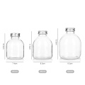 Glassaftflasche Aluminiumkappe 250 ml 350 ml 500 ml