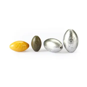 Olive Fishing Tackle - Lead Sinkers 0.5G-50G for Saltwater Fishing Gear