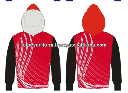 high quality sublimation zip hoodie contrast lining