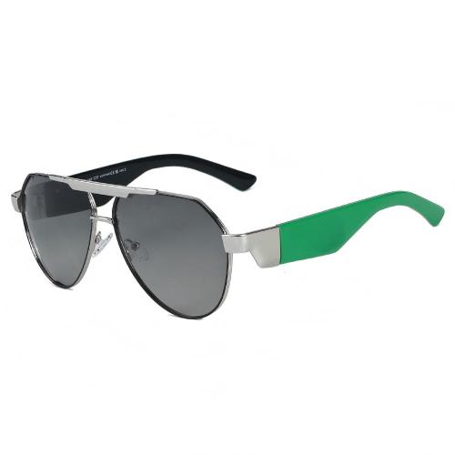 Unisex Geometric Aviator Metal TAC Polarized Sunglasses