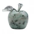 Kiwi Stone 1.0inch вырезанный полированный драгоценный камень Apple Crafts Home Corem
