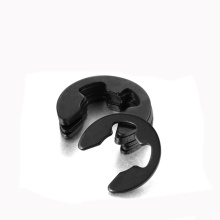 E biztosítógyűrűk fekete oxid DIN 6799 E biztosítógyűrűkkel