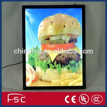 Advertising motorcycle light box