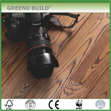 Hand scraped White ash indoor floor