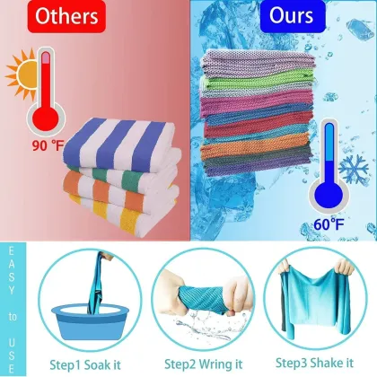 Custom Sport Towel Face Cooling Quick Dry Towel