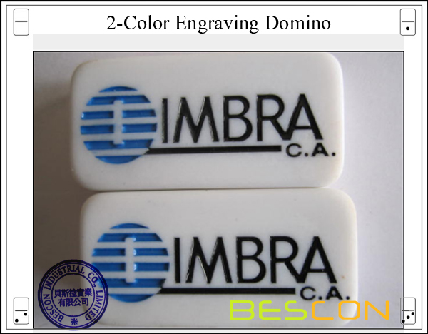 2-Color Engraving Domino